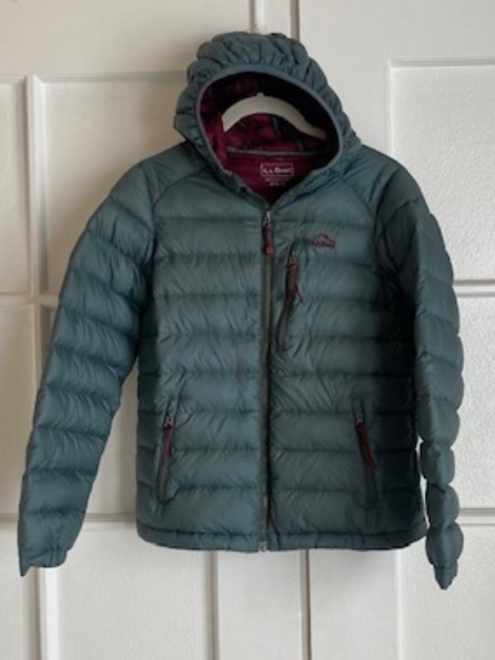 Boys LL Bean Down jacket Olive Green, size M (10-12)